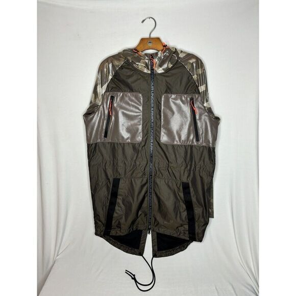 New Under Armour XStorm Perpetual Print Parka Jacket‎ 1330961 221 Size M - Picture 1 of 4